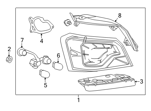 2020 Chevy Impala Tail Lamps Diagram