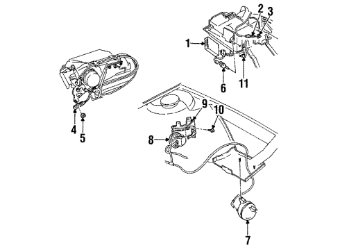 1994 Oldsmobile Cutlass Supreme Cruise Control System Diagram