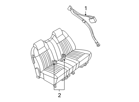 2003 Chevy Venture Seat Belt Diagram