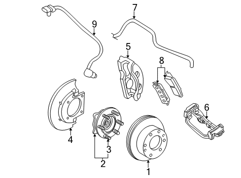 2005 Chevy Suburban 2500 Front Brakes Diagram