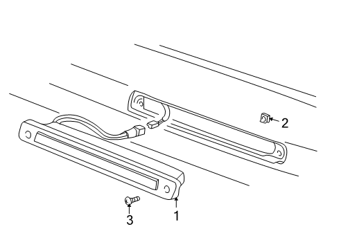2005 Saturn Relay High Mount Lamps Diagram