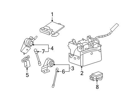 2012 Cadillac Escalade EXT Ride Control Diagram