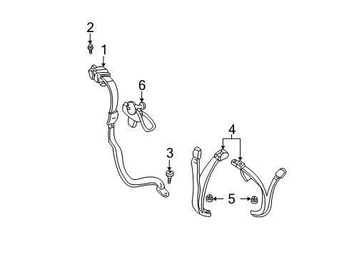 2005 Chevy Cavalier Seat Belt Diagram