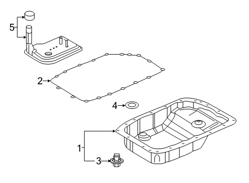 2019 Chevy Silverado 1500 Torque Converter Diagram for 24293358