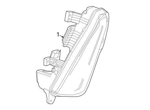 2023 Cadillac LYRIQ Signal Lamps Diagram