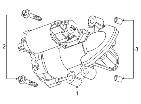 2022 Cadillac CT5 Starter Diagram