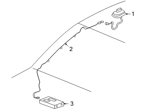 2007 Buick Rainier Antenna & Radio Diagram