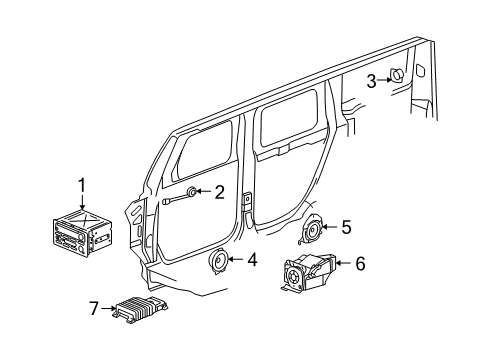 2006 Hummer H2 Sound System Diagram