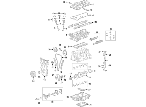 2023 Chevy Malibu Baffle Plate Diagram for 12691054