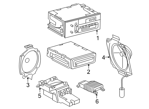2006 Cadillac Escalade ESV Sound System Diagram