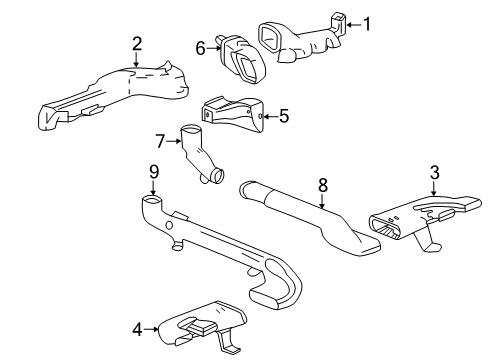 2022 Chevy Equinox Ducts Diagram