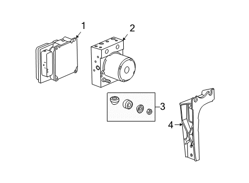 2013 Chevy Corvette ABS Components Diagram