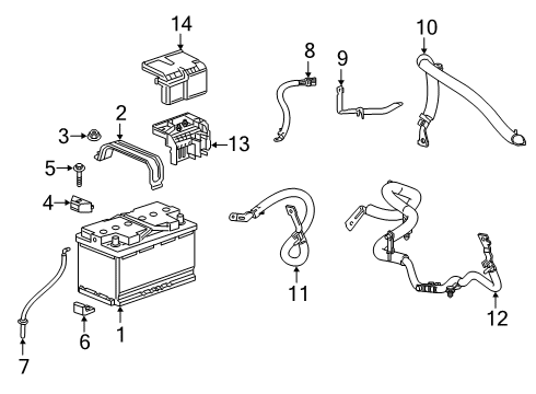 2018 Buick LaCrosse Vent Tube Diagram for 20908491