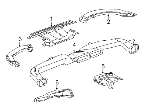 2016 Cadillac ELR Ducts Diagram