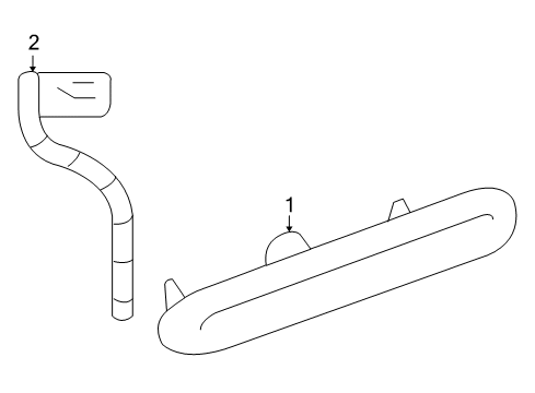 2006 Pontiac Solstice High Mount Lamp Diagram for 15251244