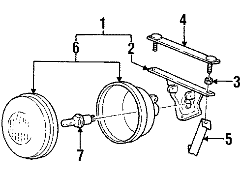 1994 Pontiac Grand Am Bulbs Diagram