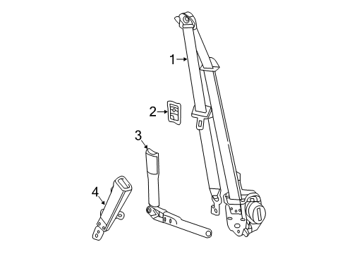 2017 Chevy Volt Seat Belt Diagram