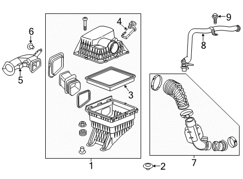 2016 Chevy Colorado Air Intake Diagram