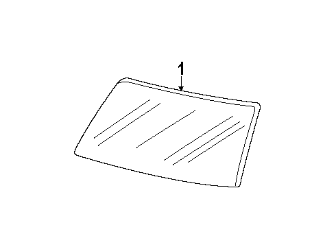 1993 Buick Riviera Windshield Glass Diagram