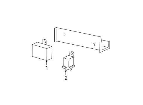 2004 Chevy S10 Door & Components Diagram