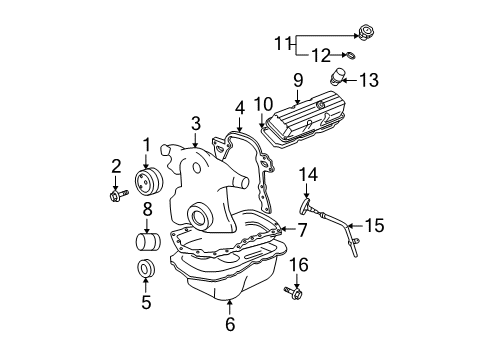 2005 Buick LeSabre Filters Diagram