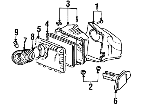 2002 Pontiac Grand Prix Air Intake Diagram