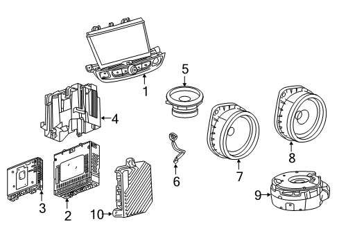 2020 Buick Regal TourX Sound System Diagram