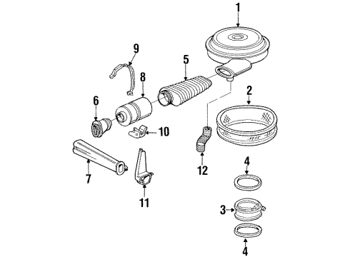 1990 GMC C3500 Filters Diagram 1 - Thumbnail