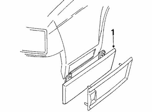 1990 Buick Skylark Front Lamps - Side Marker Lamps Diagram