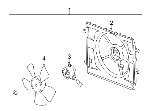 2007 Saturn Sky Cooling System, Radiator, Water Pump, Cooling Fan Diagram