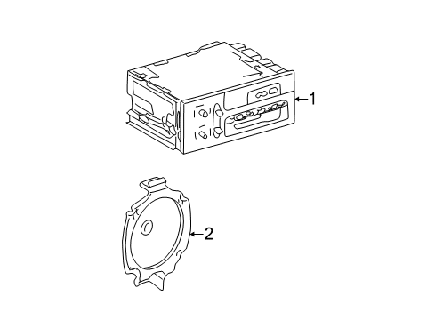 2005 Cadillac Escalade EXT Sound System Diagram