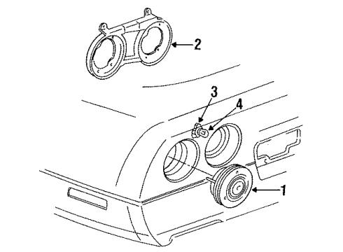 1984 Chevy Corvette Tail Lamps Diagram
