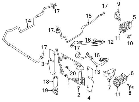 1999 Chevy Tracker Thermostatic Switch Diagram for 91175055