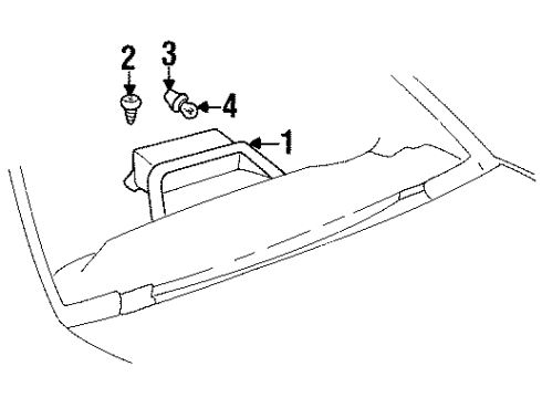 1999 Buick LeSabre High Mount Lamps Diagram