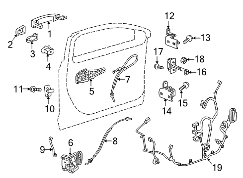 2021 Chevy Malibu Front Door Diagram