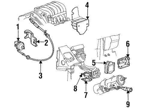 1994 Oldsmobile 88 Cruise Control System Diagram