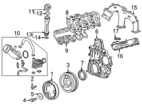 2021 Chevy Silverado 2500 HD Intake Manifold Diagram