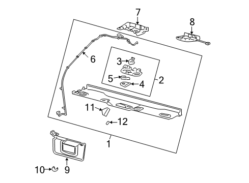 2006 Pontiac G6 Convertible Top Diagram