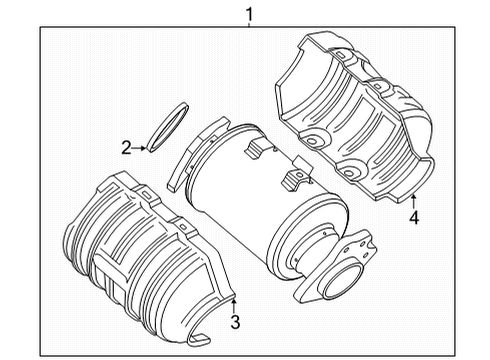 2022 Chevy Corvette Exhaust Components Diagram