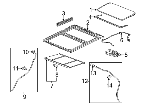 2017 Chevy Equinox Sunroof Diagram
