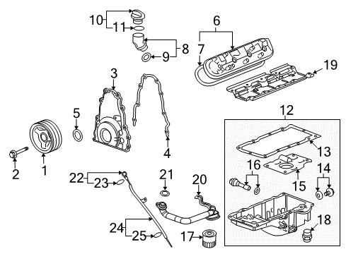 2014 Chevy Camaro Engine Parts, Mounts, Cylinder Head & Valves, Camshaft & Timing, Oil Pan, Oil Pump, Crankshaft & Bearings, Pistons, Rings & Bearings, Variable Valve Timing Diagram