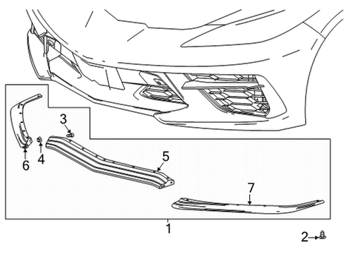 2022 Chevy Corvette Spoiler Diagram