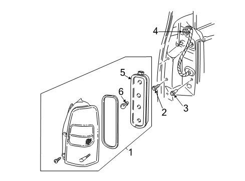2003 Chevy Venture Tail Lamps Diagram