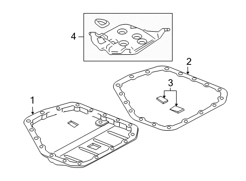 2010 Pontiac G3 Transaxle Parts Diagram