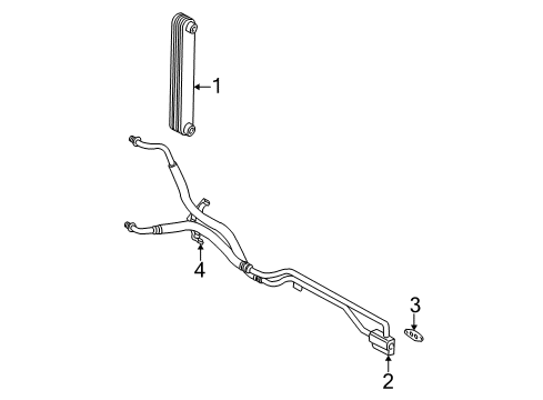2002 GMC Sierra 2500 HD Pipe Assembly Diagram for 84828850
