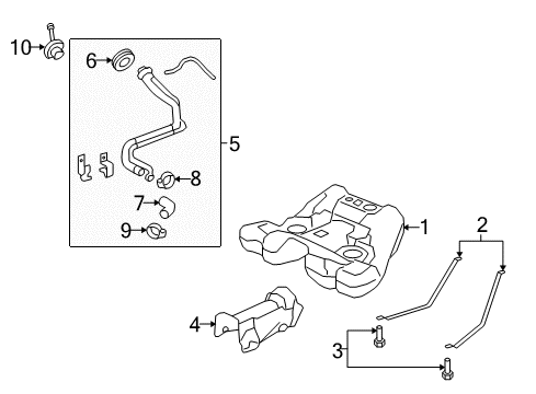 2017 Chevy SS Fuel Supply Diagram
