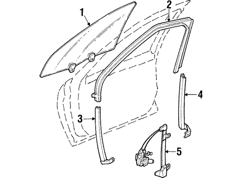 2002 Pontiac Grand Prix Front Door Diagram