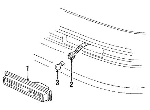 1994 Oldsmobile 88 Park Lamps Diagram