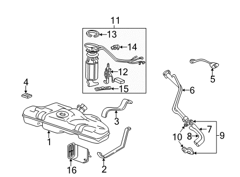 2002 Chevy Malibu Fuel Supply Diagram