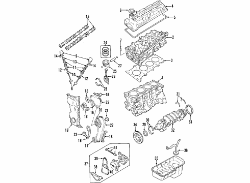 2000 Chevy Tracker Valve Guide Diagram for 91177123